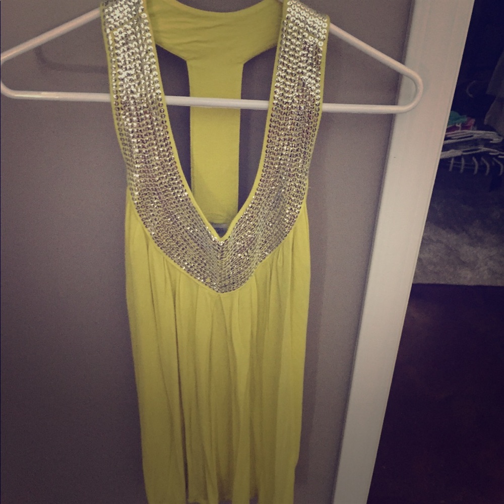 Charming Charlie’s Bright Yellow Tank